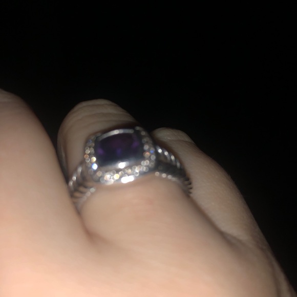 David Yurman Petite Albion Amethyst ring - Picture 2 of 6